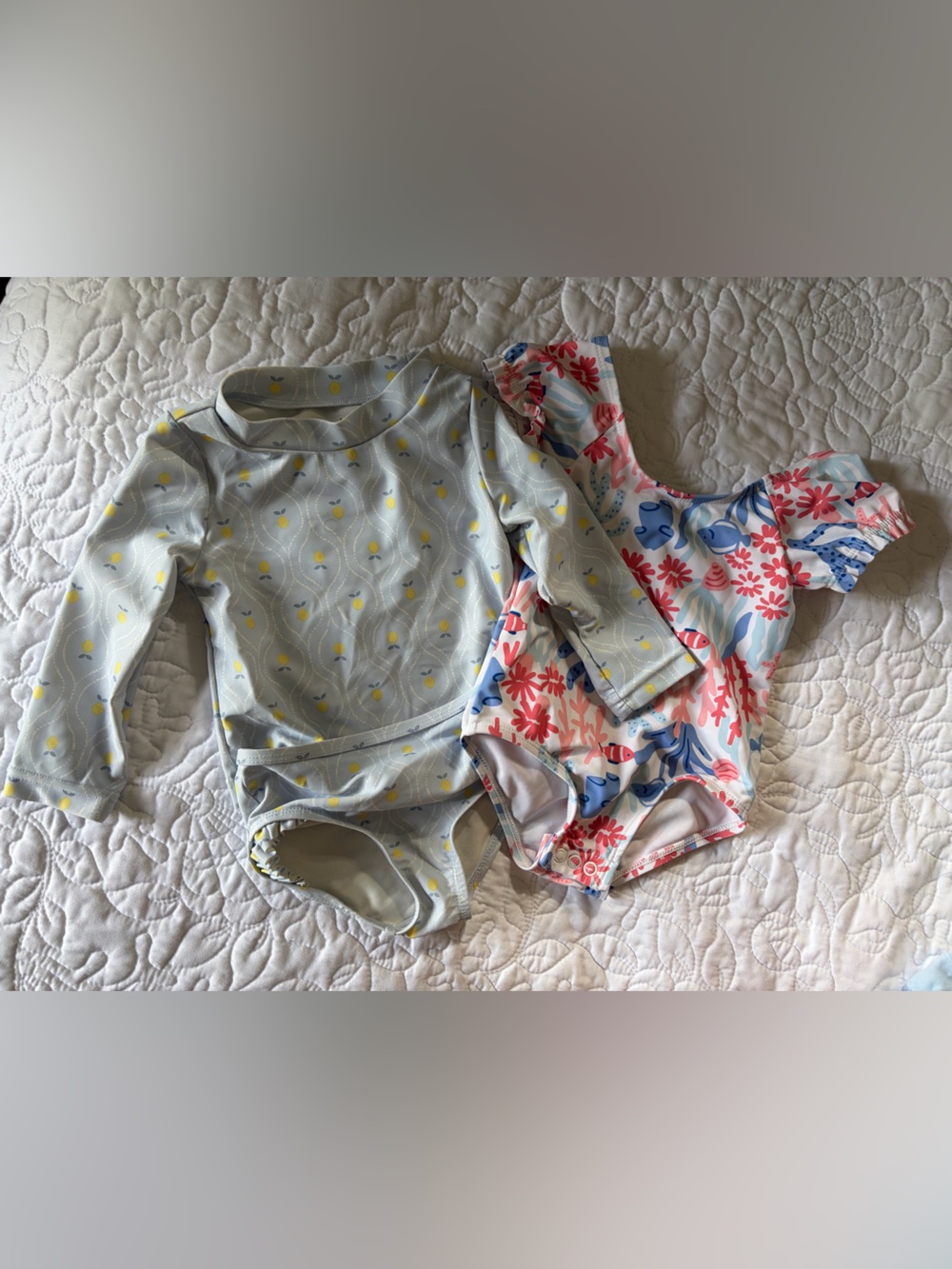 Bundle of Carter’s 6-9 month girls bathing suits